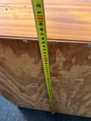 Natural Wood 3-Tier Bookshelf - Heavy Surface Wear & Marks - 2ndhandwarehouse.com
