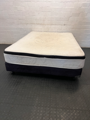 Orthopaedic Supreme Double Bed & Base - Marks on Mattress - 2ndhandwarehouse.com