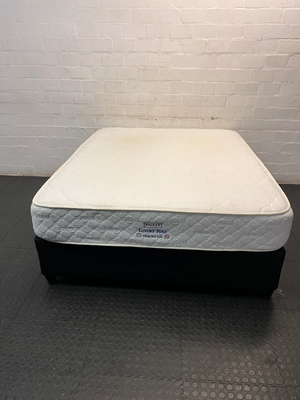 Padley Luxury Rose Queen Mattress and Black Base Set — Very Good Condition