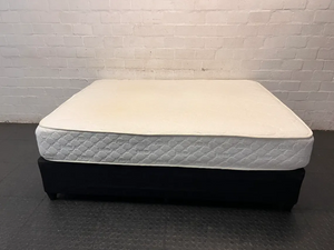 Padley Luxury Rose Queen Mattress and Black Base Set — Very Good Condition
