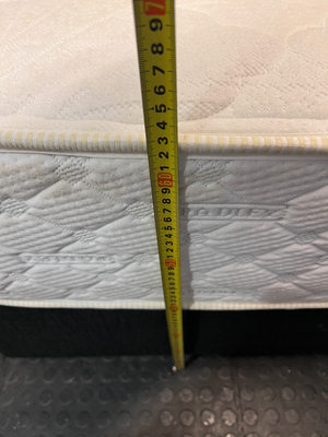 Padley Luxury Rose Queen Mattress and Black Base Set — Very Good Condition