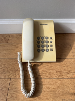Panasonic KX-TS500SA Desk Phone - Discoloured Handset, Sold As-Is - 2ndhandwarehouse.com