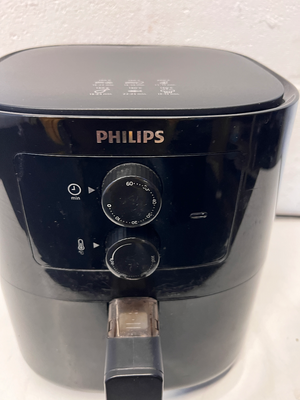 Philips Black Analog Air Fryer with Removable Basket - 2ndhandwarehouse.com