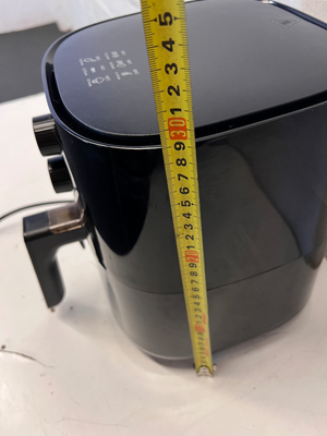 Philips Black Analog Air Fryer with Removable Basket - 2ndhandwarehouse.com