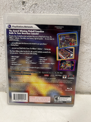 Pinball Hall of Fame: The Williams Collection (PS3) - Good Condition - 2ndhandwarehouse.com