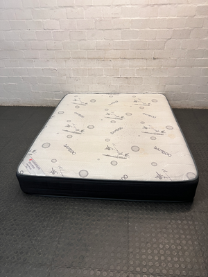 Postureform King Size Bamboo Pattern Mattress — Good Working Order