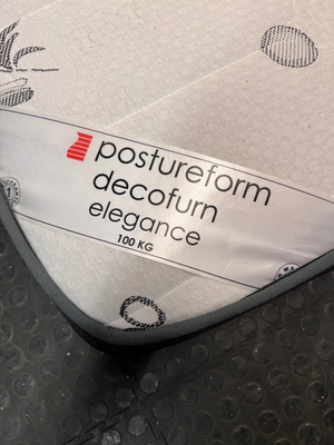 Postureform King Size Bamboo Pattern Mattress — Good Working Order