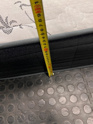 Postureform King Size Bamboo Pattern Mattress — Good Working Order
