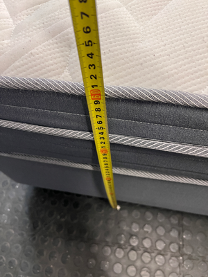 Queen Size Pillow-Top Mattress and Base Set — Localized Sagging and Surface Stain