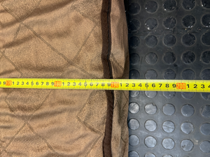 Quilted Brown Foam Double Mattress — Good Used Condition