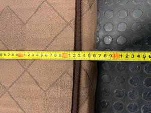 Quilted Brown Foam Double Mattress — Good Used Condition