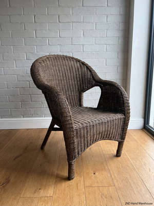 Rattan Tub Chair - Fair Condition - 2ndhandwarehouse.com
