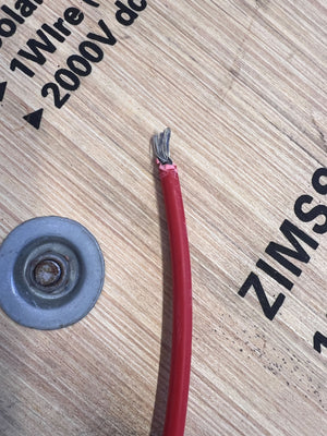 Red Electrical Cable on Wooden Reel โ 22kg