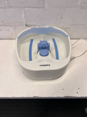 Rejuvenating Foot Spa, White & Blue, Minor Surface Scratches