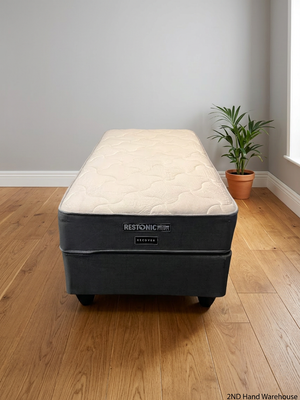 Restonic Single Bed Base Set — Clean and Well-Maintained Condition