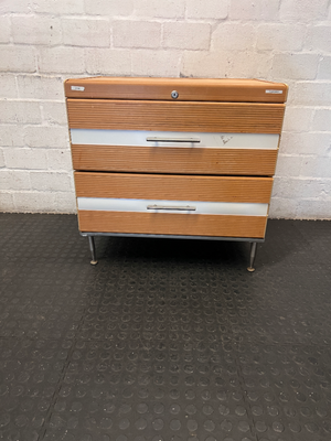 Ribbed Wood-Look Organisation Drawer - Fair Condition, Marks on Front - 2ndhandwarehouse.com