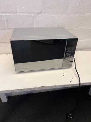 Russell Hobbs Silver Digital Microwave - Pre-Loved Kitchen Essential