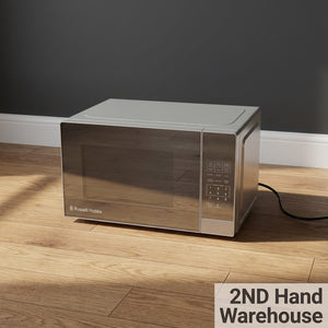 Russell Hobbs Silver Digital Microwave - Pre-Loved Kitchen Essential