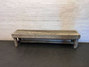 Rustic Timber Garden Bench - 2ndhandwarehouse.com