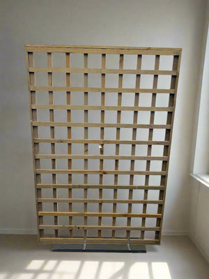 Rustic Wooden Trellis Panel - Perfect for Garden Decor 🏡