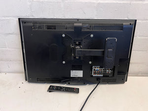 Samsung 32" Black LED TV with Remote – TV Has Lines on the Screen wall mounted no stand