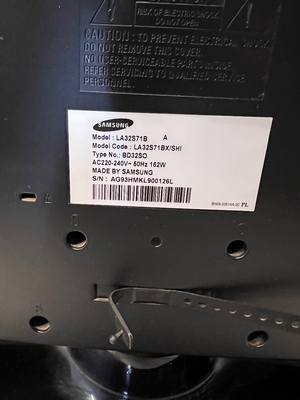 Samsung 32\" LED TV - No Remote Included - 2ndhandwarehouse.com