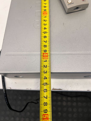 Samsung DVD Player with Remote - Sleek Silver Design, Minor Scratches