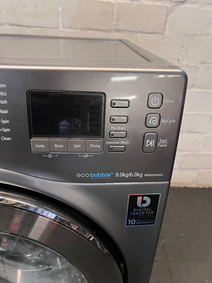 Samsung Eco Bubble 9kg Washer Dryer - Scratched on Top - 2ndhandwarehouse.com