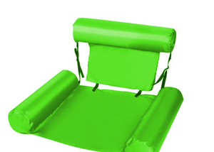 2 Pack Swimming Pool Float Chair - Blue Green - - Missing parts