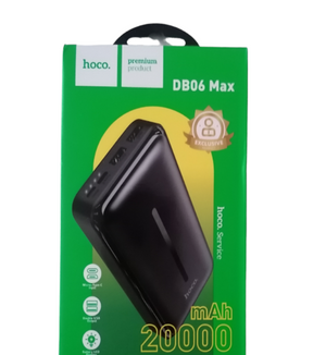 20000mAh Dual USB Power Bank - DB06 Max - Black - Db06 max WORKING COMPLETELY