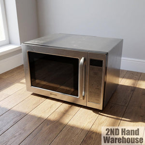 Sharp Stainless Steel Microwave Oven - Modern Kitchen Essential - 2ndhandwarehouse.com