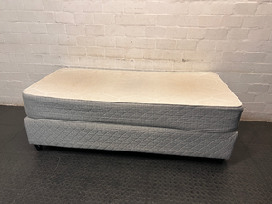 Single Orthopaedic Firm Mattress and Base Set — Used Condition; No Damage