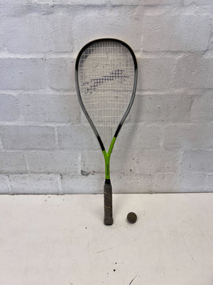 Slazenger Squash Racket with Ball - Ready for the Court - 2ndhandwarehouse.com