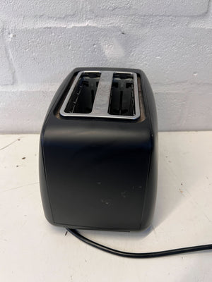 Sleek Black 2-Slice Toaster – Perfect Breakfast Companion