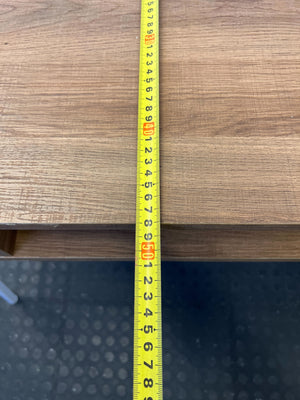 Sleek Modern Desk with Drawers & Open Shelf