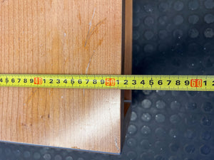 Sleek Modern Wood Coffee Table & Media Console with Angled Design - REDUCED