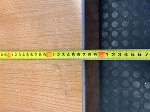 Sleek Modern Wood Coffee Table & Media Console with Angled Design - REDUCED