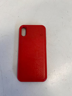 Sleek Red iPhone Case with Built-in Battery Pack