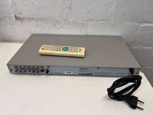 Sleek Silver DVD Player with Remote – Minor Scratches