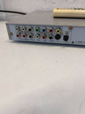 Sleek Silver DVD Player with Remote – Minor Scratches