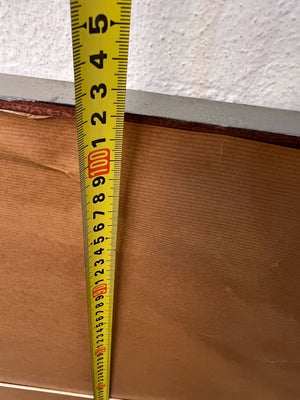 Sleek Silver Framed Wall Mirror Bevelled– Minimalist Style, Minor Scratches 133 x 102cm