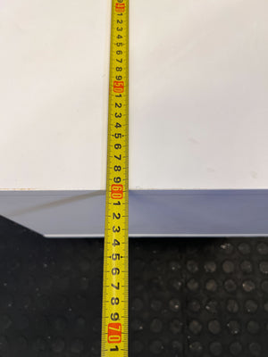 Sleek White 2-Drawer Nightstand with Tapered Wood Legs