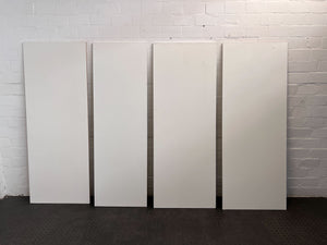 Sleek White Melamine Shelf Board – Minor Scratches