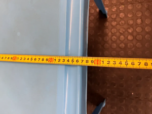 Small Blue Plastic Toddler Table