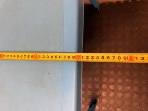 Small Blue Plastic Toddler Table