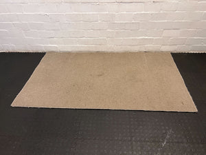 Soft Beige Wool Area Rug 2m x 1.14m - PRICE DROP