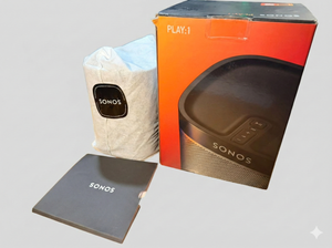 Sonos Play:1 Wireless Speaker – Includes Original Box, Pouch & Manuals
