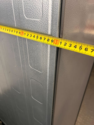 Spacious Grey Hisense Side-by-Side Fridge with Water Dispenser - REDUCED