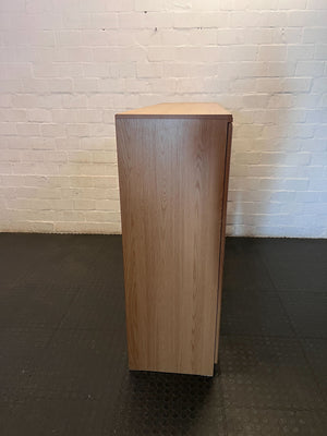 Spacious Light Wood Entertainment & Display Unit