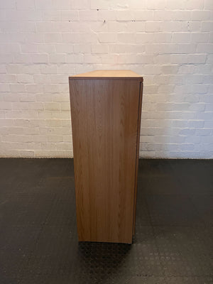 Spacious Light Wood Entertainment & Display Unit